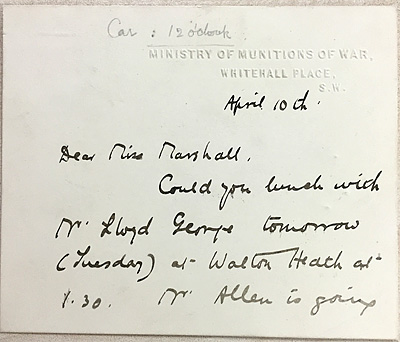 Mrsall-Lloyd letter