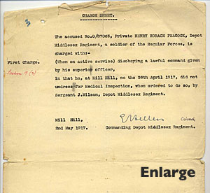 Charge Sheet