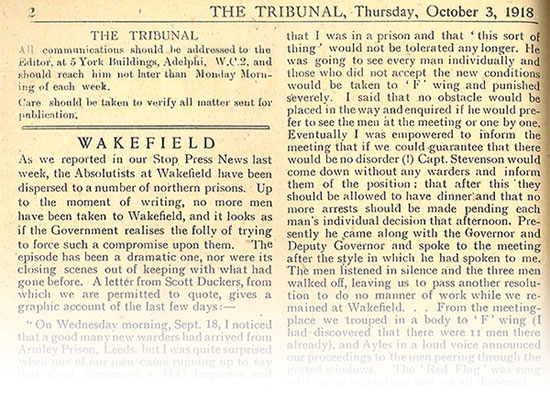 Wakefield Experiment